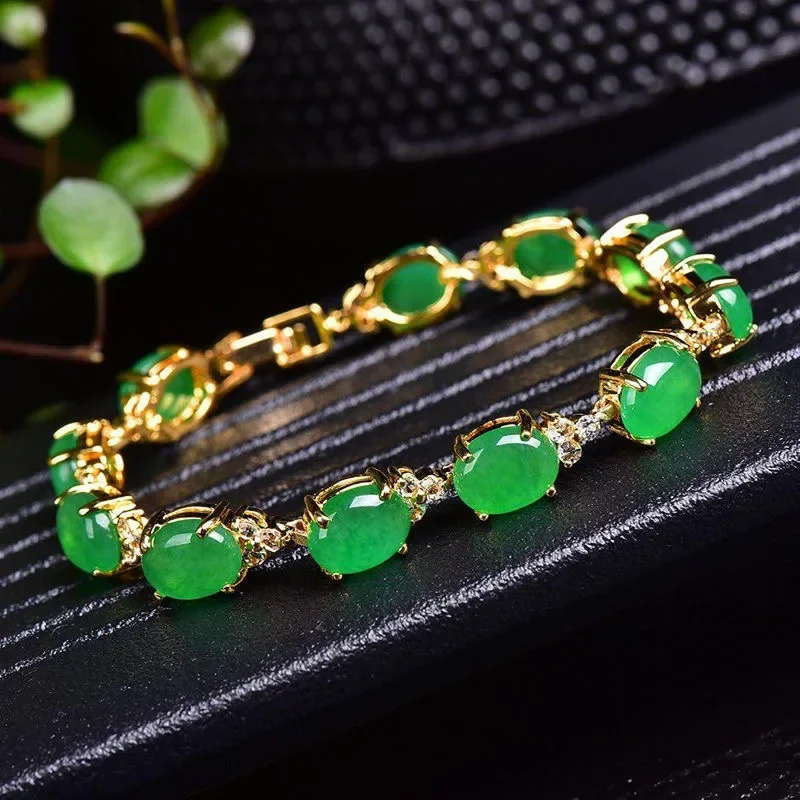 Jewelry Making With Beads - Natural Green Jade Agate LOVE Beads