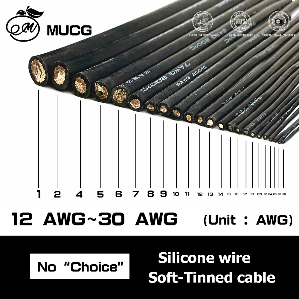 Wire 22 Gauge Copper - Very Soft Silicone Wire Battery Cable