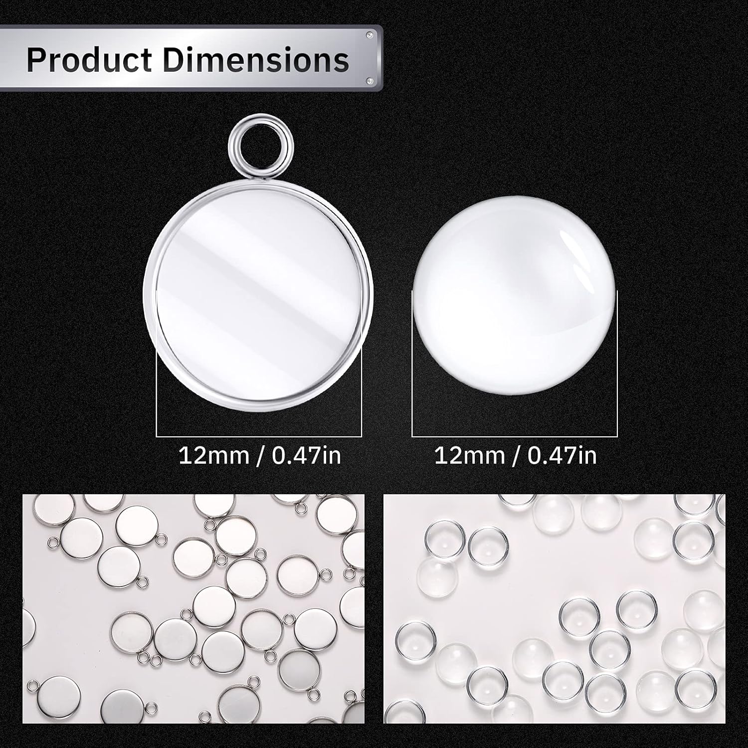 20 Pieces Stainless Steel Roun - огляд і ціна Pendant Blank Bezel