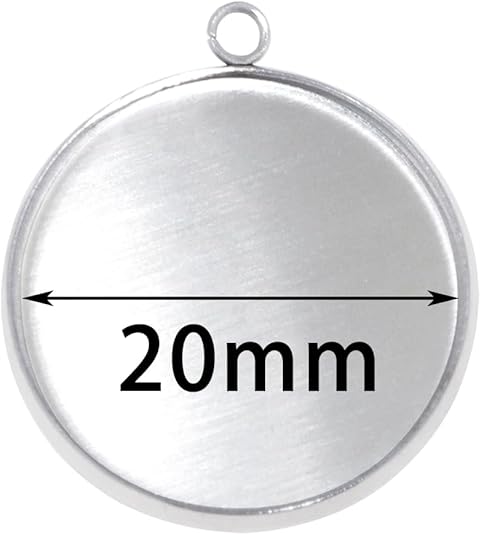 20 Pieces Stainless Steel Roun - огляд і ціна Pendant Blank Bezel