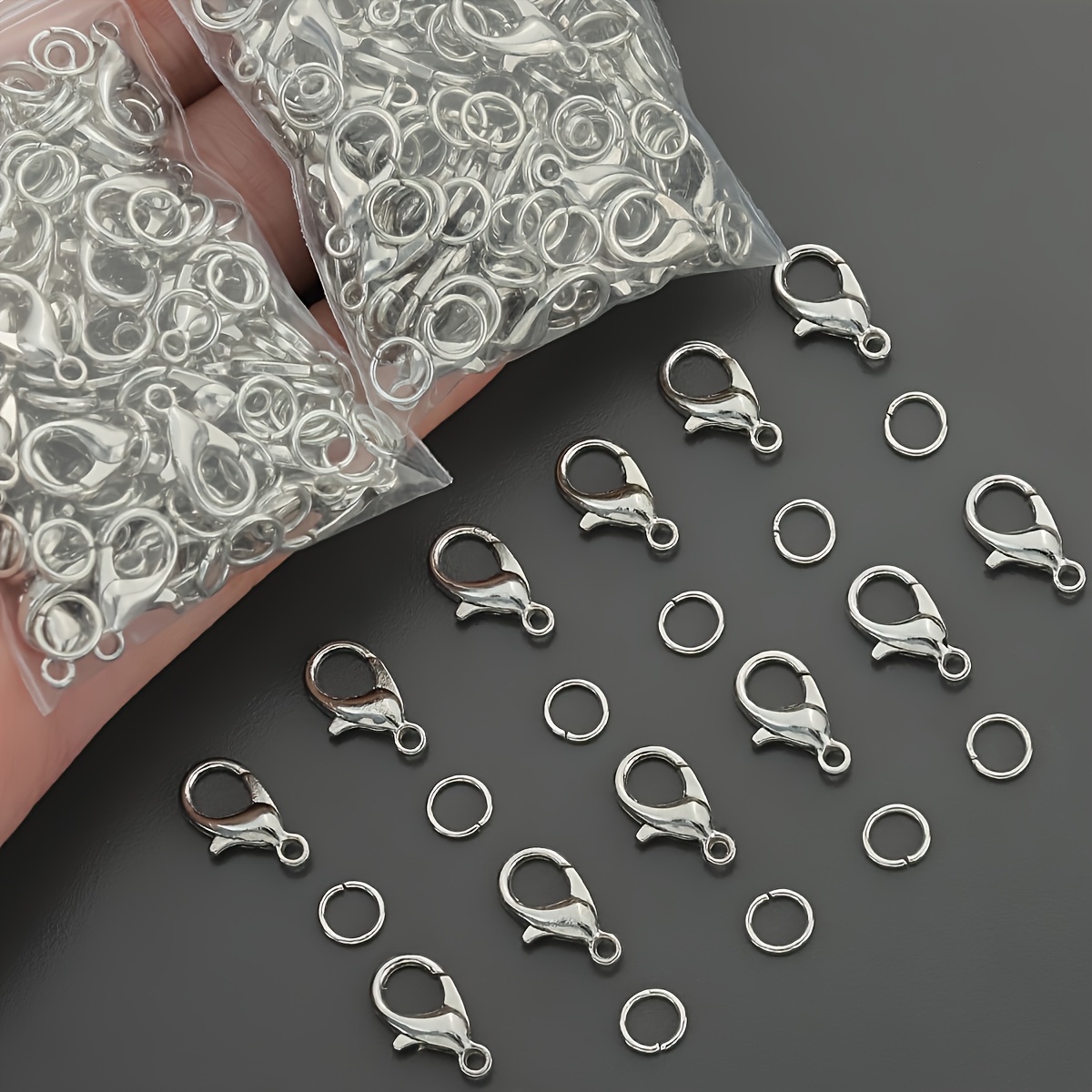 1/2/300pcs Lobster Clasps Open - огляд і ціна Jewelry Making Ring Tool