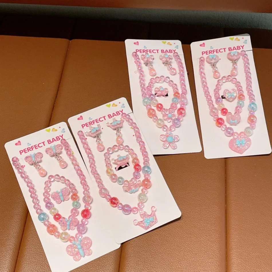 Glitter Pink Heart Beaded Jewe - огляд і ціна Jewelry Making Kits For Girls