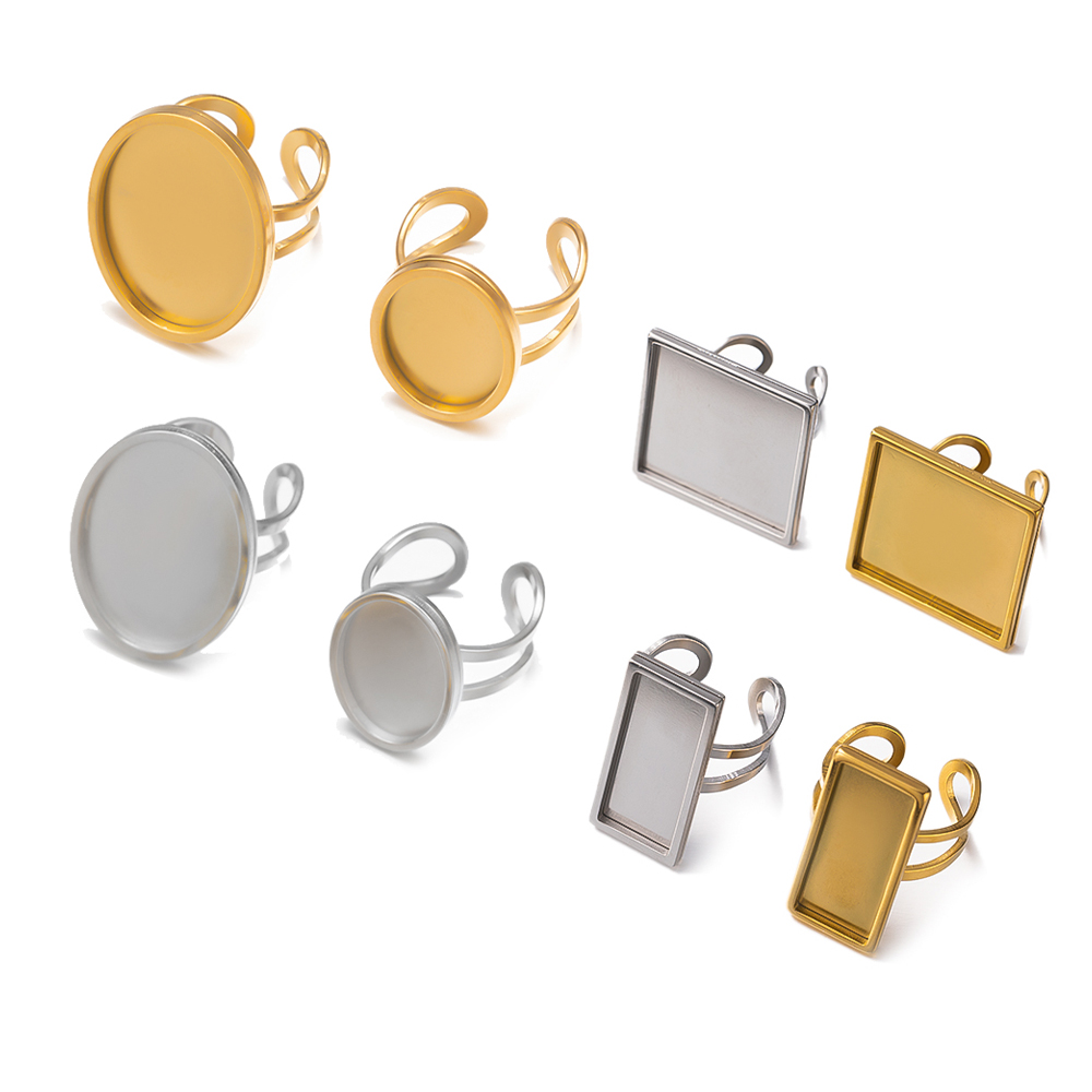 4Pcs Stainless Steel Golden Bl - огляд і ціна Jewelry Making Ring Tool