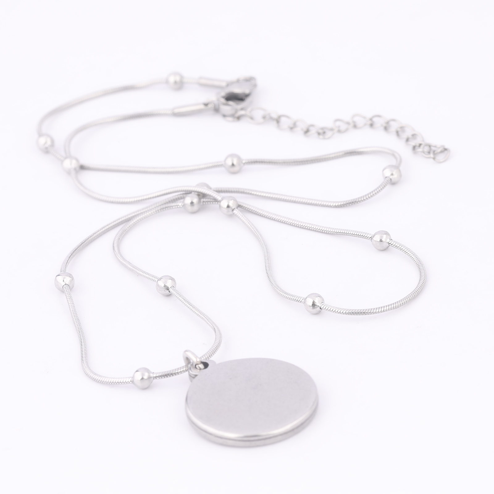 2pcs Stainless Steel Ball Chai - огляд і ціна Pendant Blank Bezel