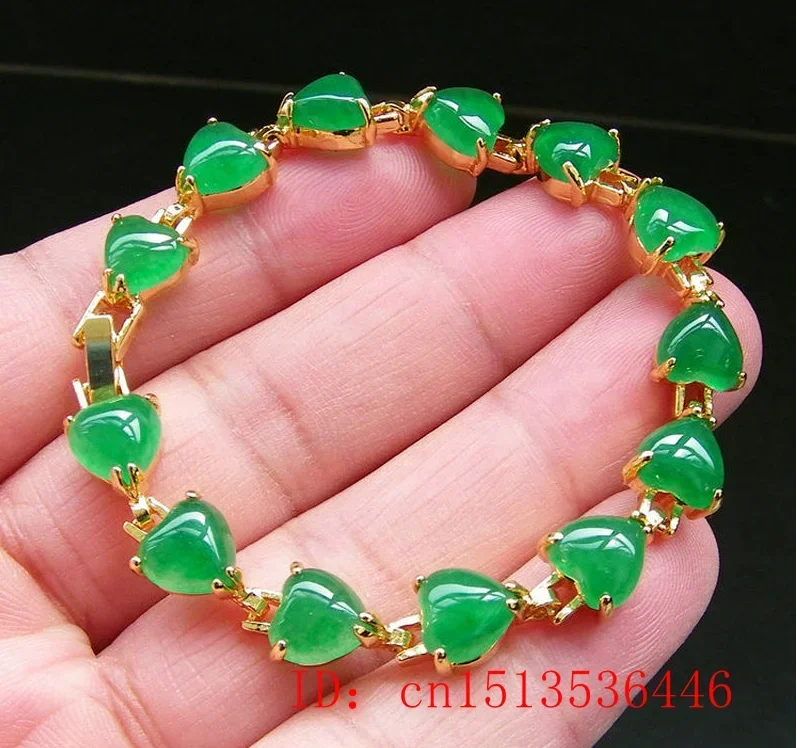 Natural Green Jade Agate LOVE  - огляд і ціна Jewelry Making With Beads
