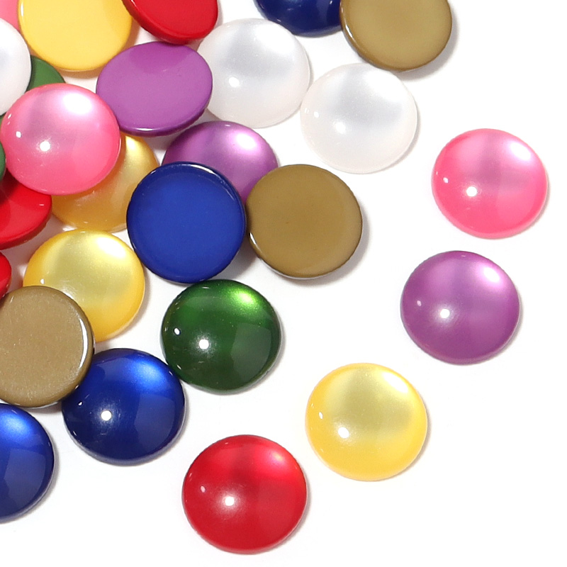 50pcs Mixed Color Resin Caboch - огляд і ціна Jewelry Making Gemstones