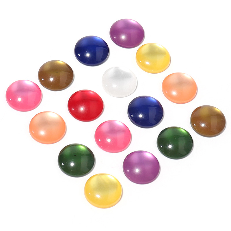 50pcs Mixed Color Resin Caboch - огляд і ціна Jewelry Making Gemstones