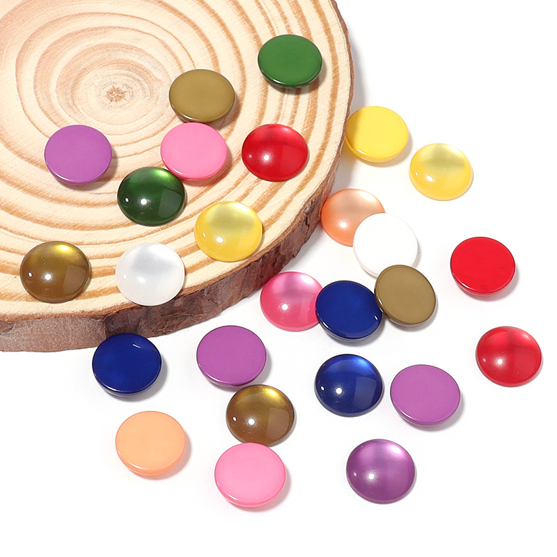50pcs Mixed Color Resin Caboch - огляд і ціна Jewelry Making Gemstones