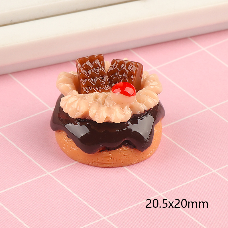5pcs Cute Mini Fruit Cake Resi - огляд і ціна Jewelry Making Desk