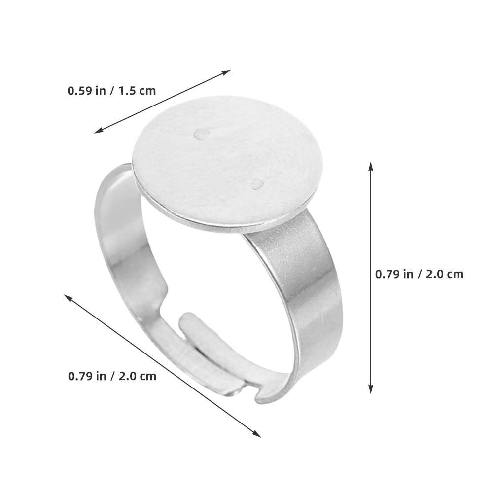 40Pcs Stainless Steel Rings Ba - огляд і ціна Jewelry Making Ring Tool