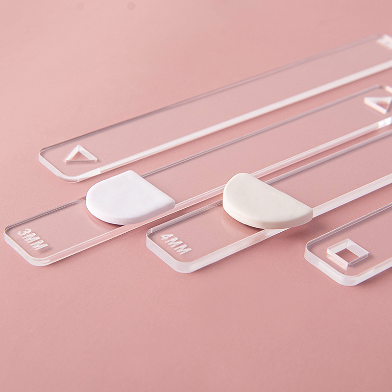 10Pc/Set Clay Ruler Acrylic So - огляд і ціна Jewelry Making Guide