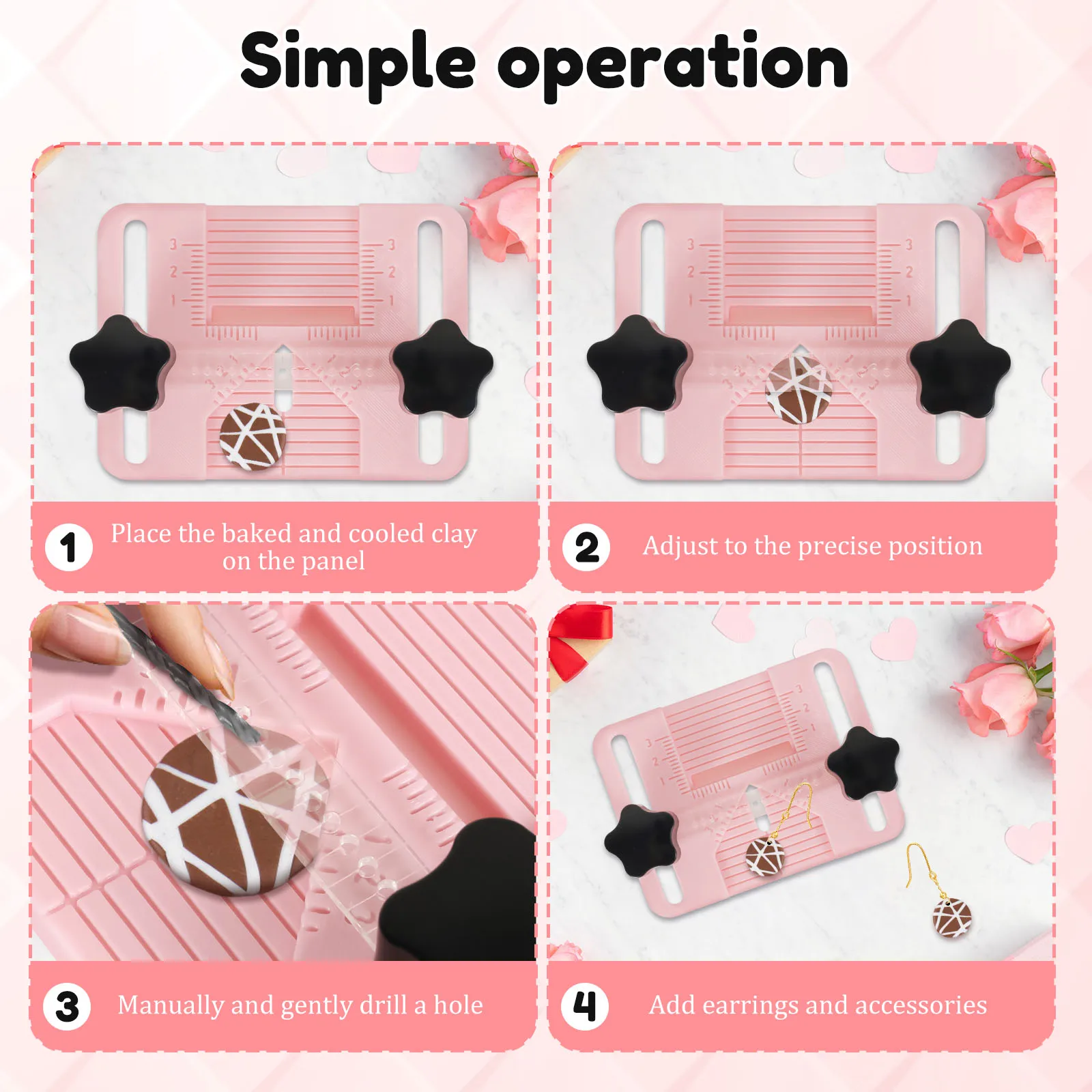Polymer Clay Earring Drill Gui - огляд і ціна Jewelry Making Guide