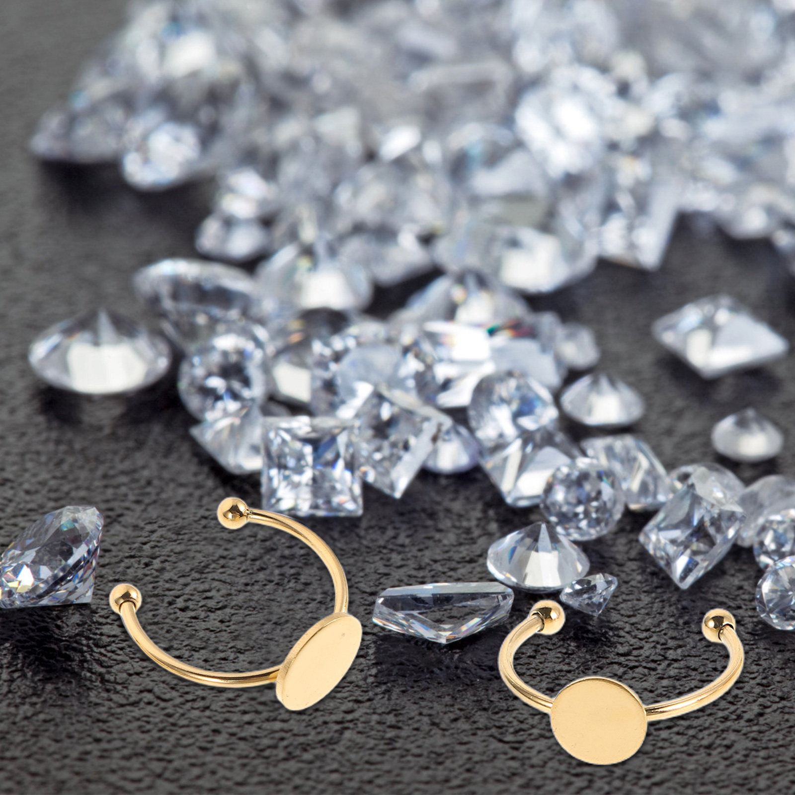 30Pcs Adjustable Stainless Ste - огляд і ціна Jewelry Making Gemstones