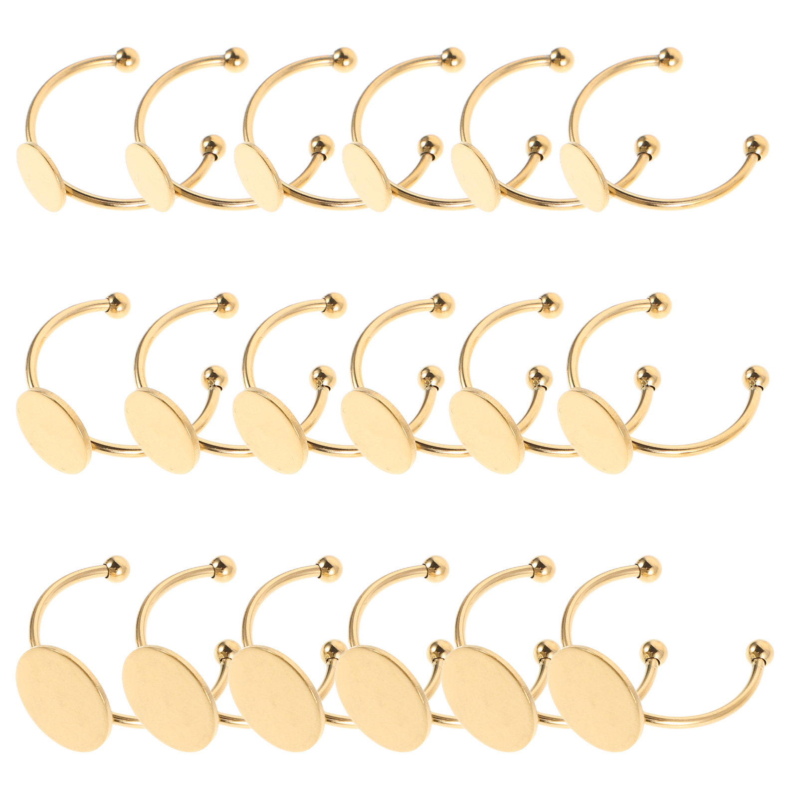 30Pcs Adjustable Stainless Ste - огляд і ціна Jewelry Making Gemstones
