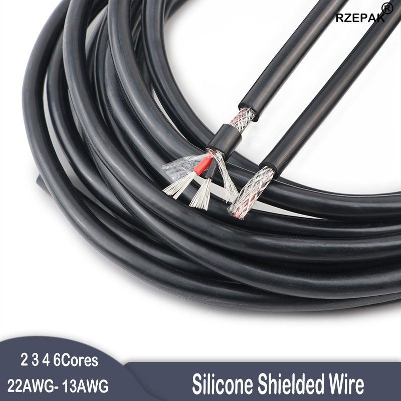 Silicone Rubber Shielded Multi - огляд і ціна Wire 22 Gauge Copper
