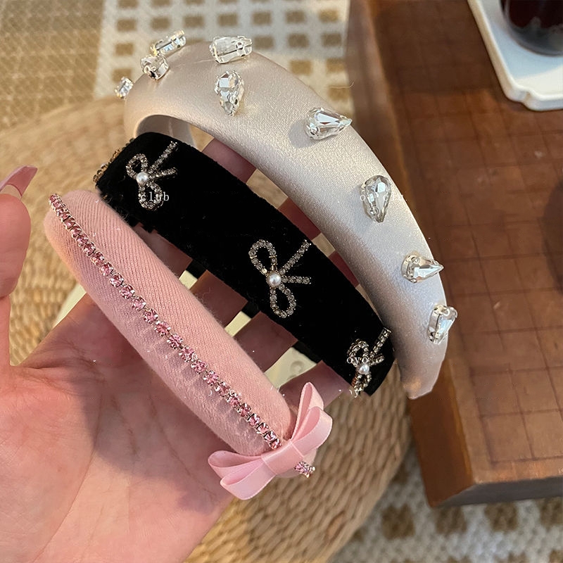 Retro Pearl Zircon Headband Rh - огляд і ціна Jewelry Making Adults
