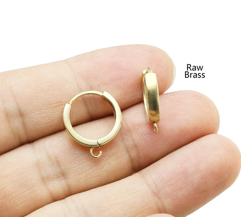 10pcs Brass Ear Hoops, Leverba - огляд і ціна Jewelry Making Kit For Adults