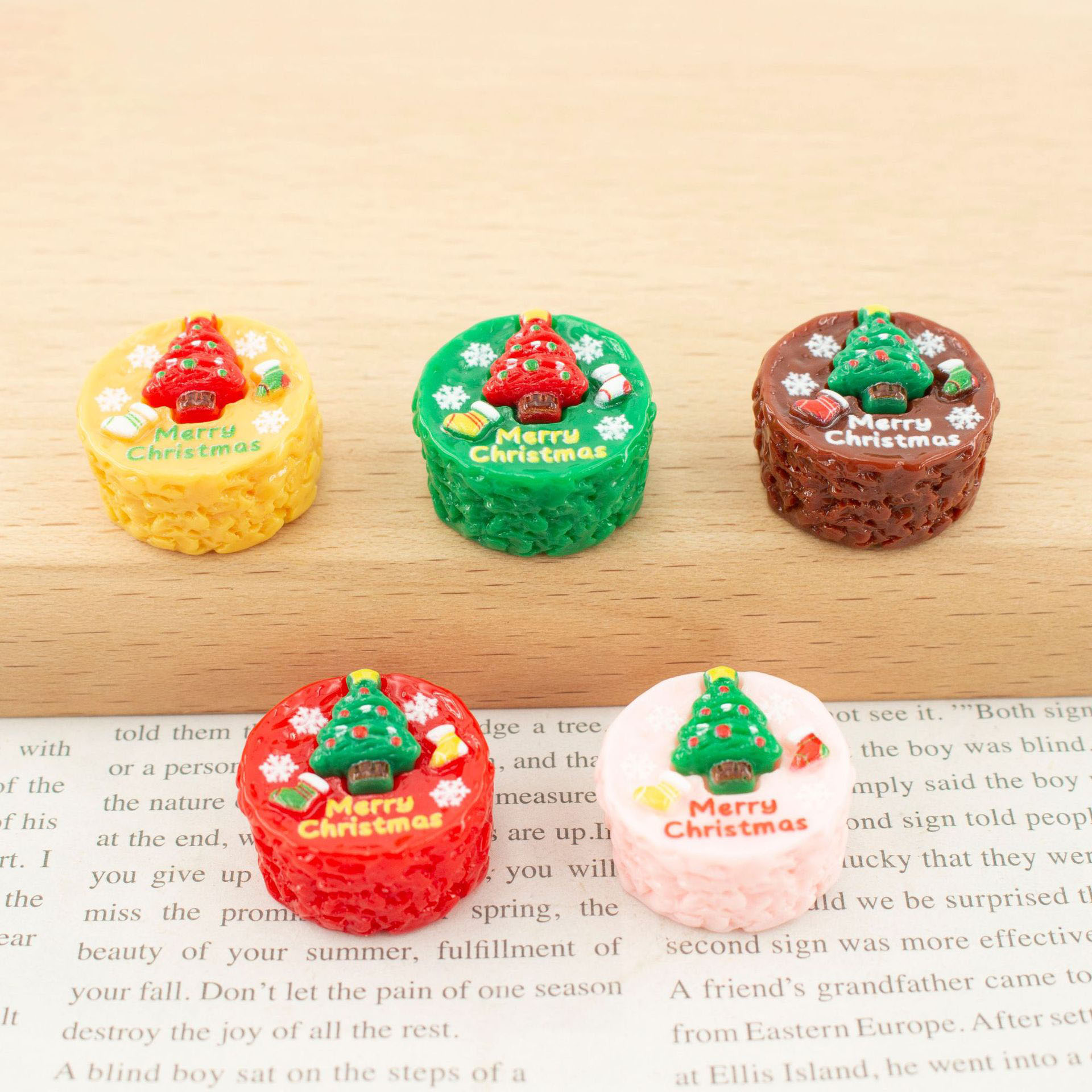 10pcs Resin imitation Christma - огляд і ціна Jewelry Making Desk