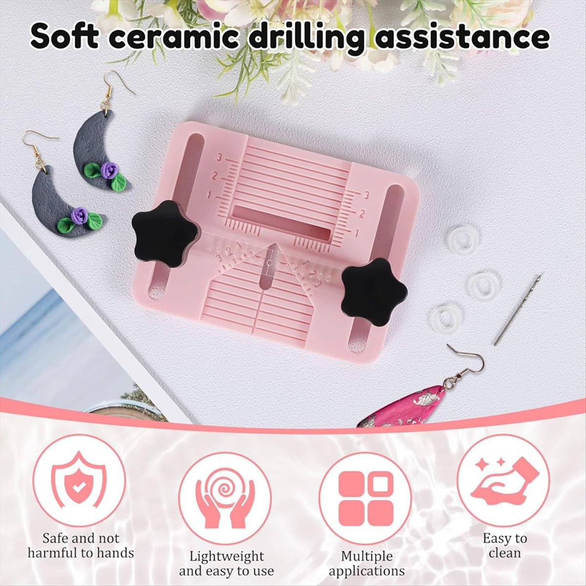 Polymer Clay Earring Drill Gui - огляд і ціна Jewelry Making Guide