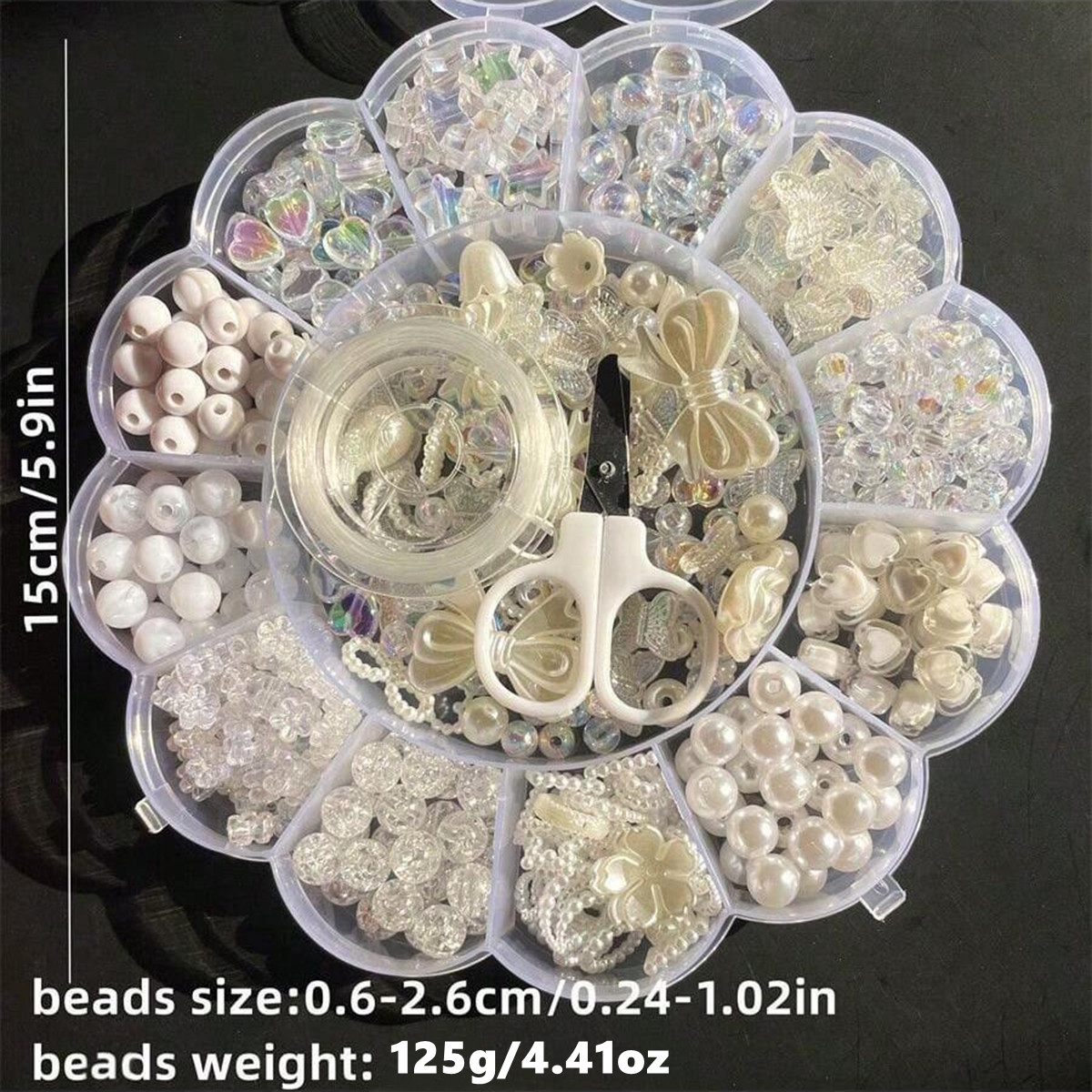 2Set/1Set 13 Grids Acrylic Flo - огляд і ціна Jewelry Making Box