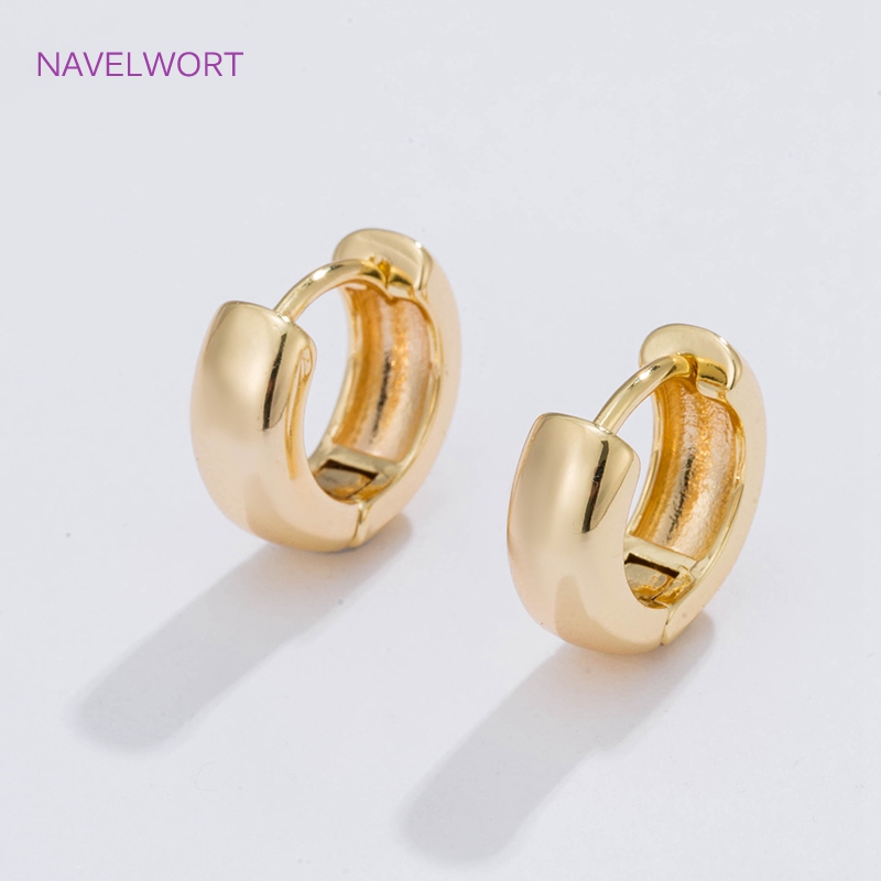 6 Sizes Gold Plated Circle Hoo - огляд і ціна Jewelry Making Earrings