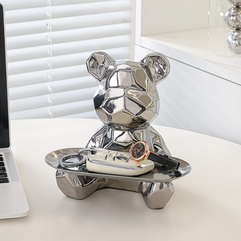 Modern Ceramic Geometric Bear  - огляд і ціна Jewelry Making Desk