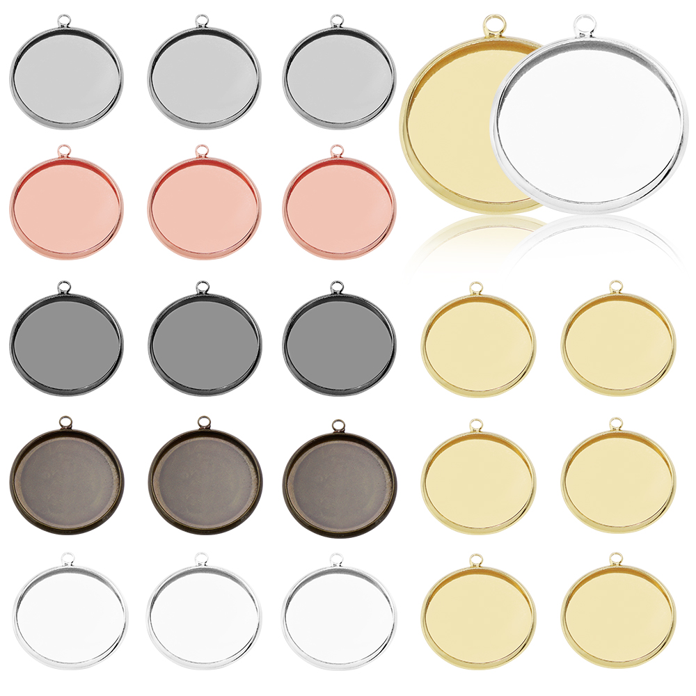 10pcs Iron Cabochon Base 8/10/ - огляд і ціна Pendant Blank Bezel