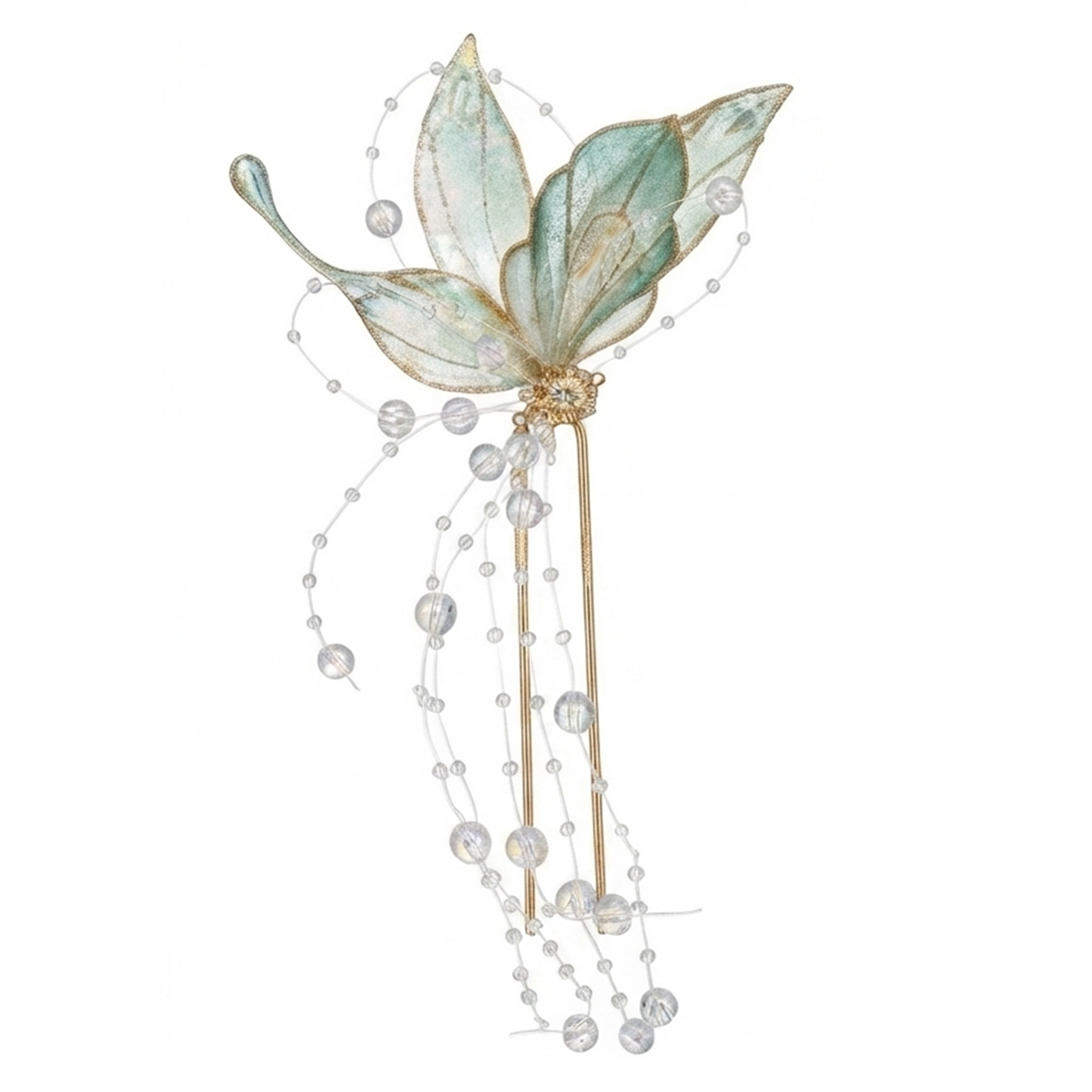 Women Butterfly Tassel Hairpin - огляд і ціна Jewelry Making Adults