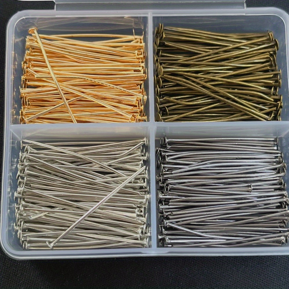 400pcs Mixed Iron Head Pins 30 - огляд і ціна Jewelry Making Box