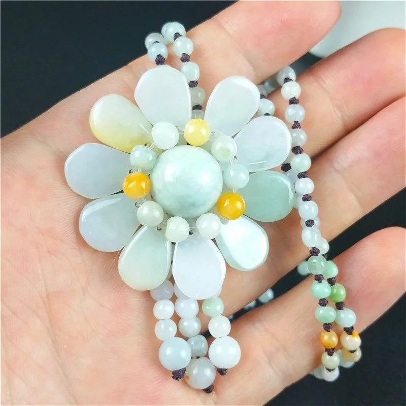 Certified Burmese Jade Sunflow - огляд і ціна Jewelry Making With Beads