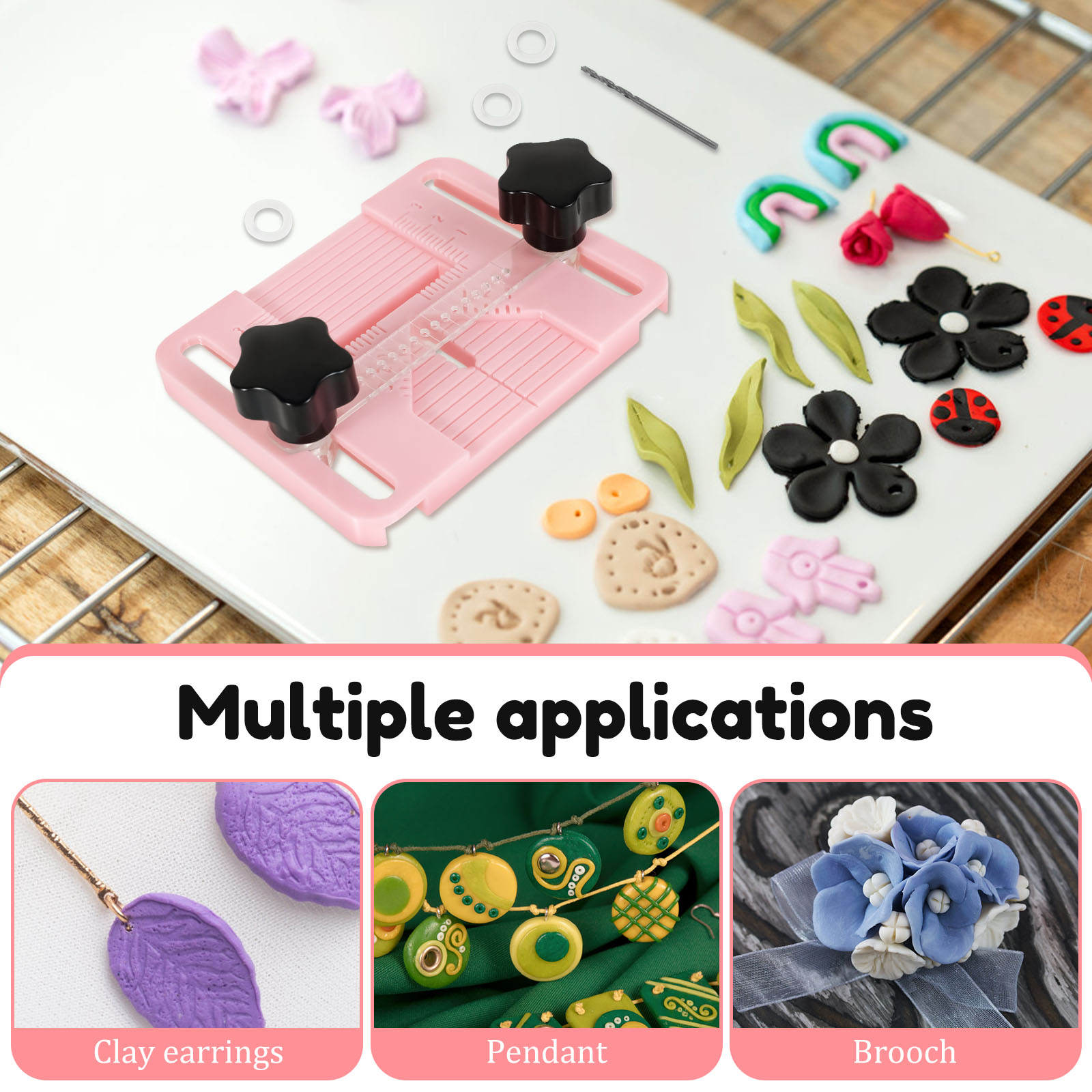 Polymer Clay Earring Drill Gui - огляд і ціна Jewelry Making Guide