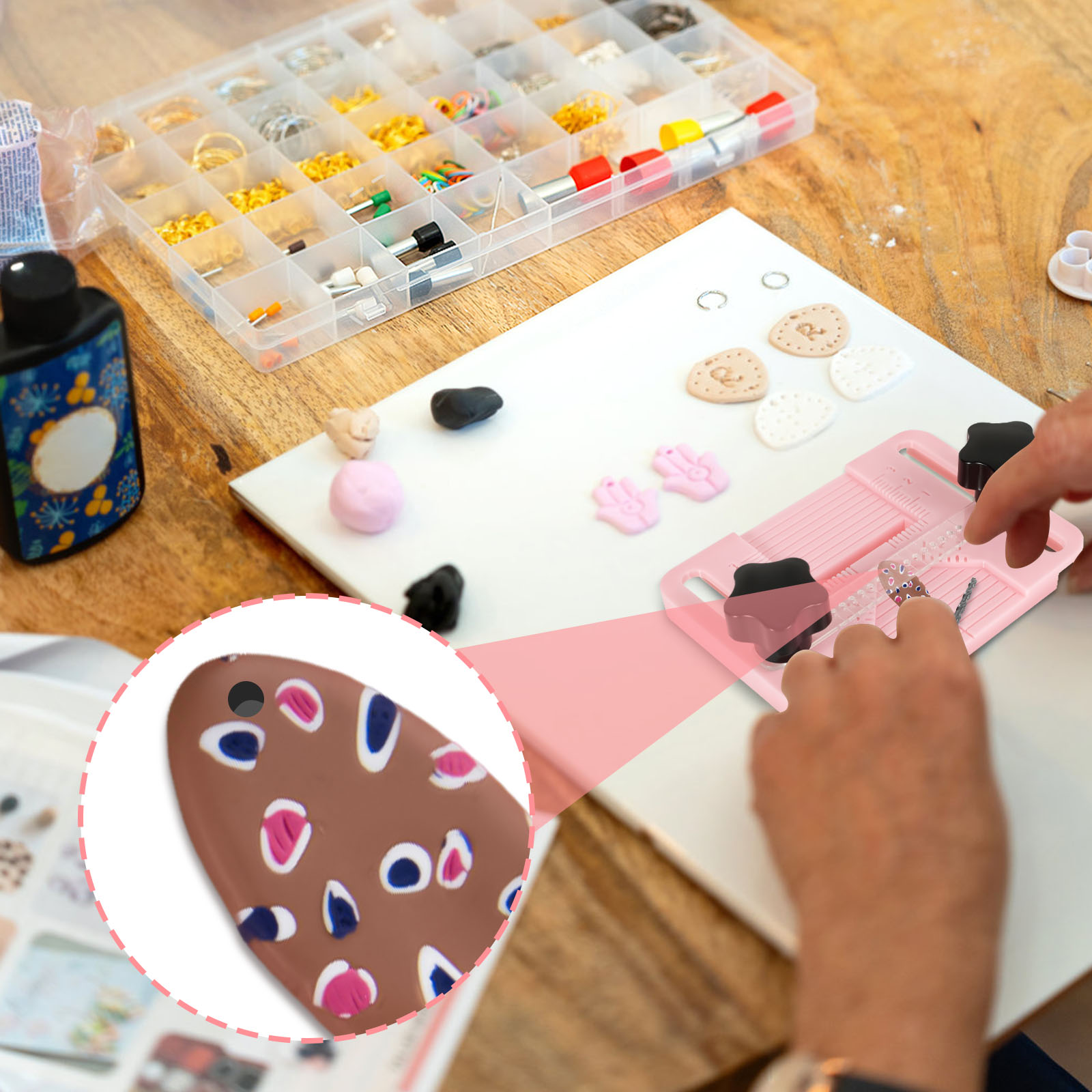 Polymer Clay Earring Drill Gui - огляд і ціна Jewelry Making Guide