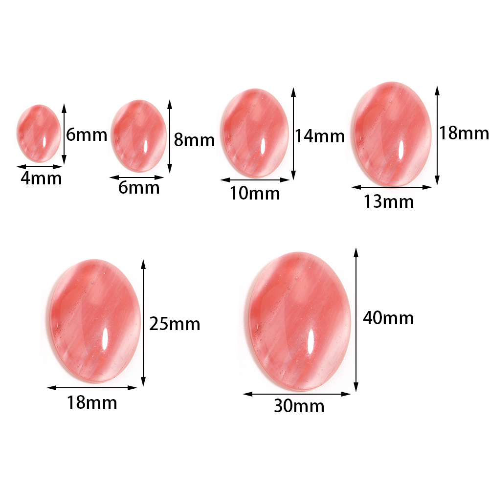 2/5/10Pcs Natural Oval Stone A - огляд і ціна Jewelry Making Gemstones