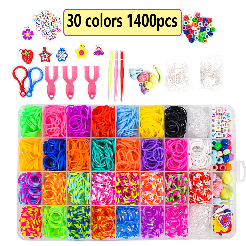 Rubber Bands Loom DIY Handmade - огляд і ціна Jewelry Making Kits For Girls