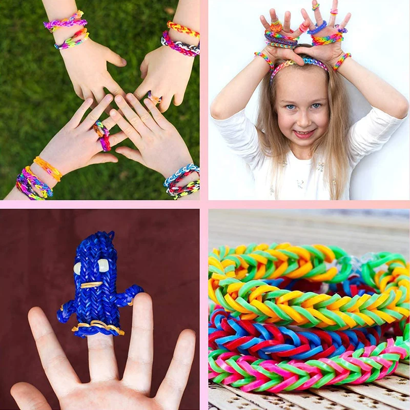 Rubber Bands Loom DIY Handmade - огляд і ціна Jewelry Making Kits For Girls