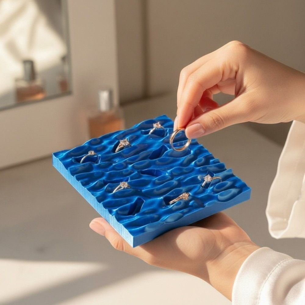 Sea Wave Ring Display Plates C - огляд і ціна Jewelry Making Desk