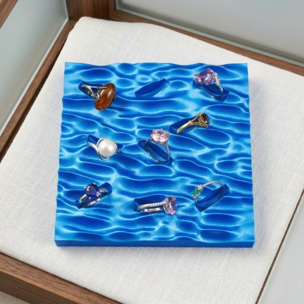 Sea Wave Ring Display Plates C - огляд і ціна Jewelry Making Desk