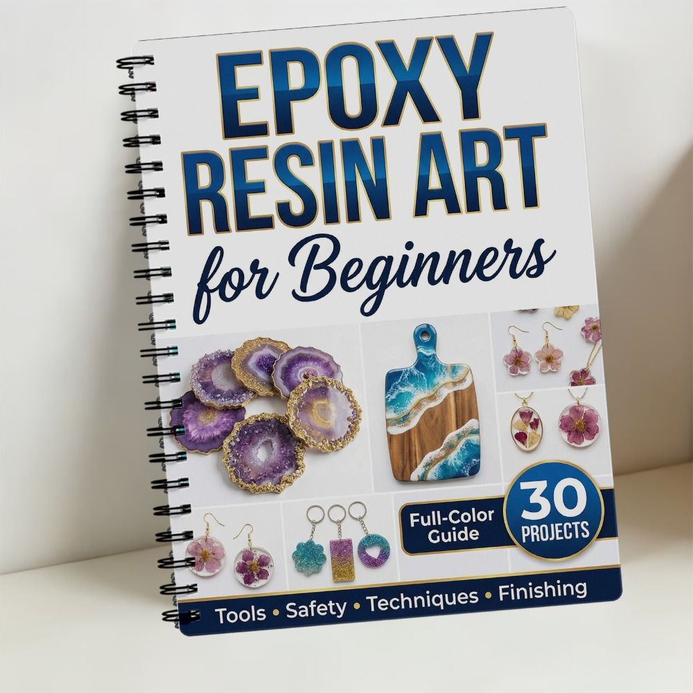 Step-by-Step Epoxy Resin Art H - огляд і ціна Jewelry Making Guide