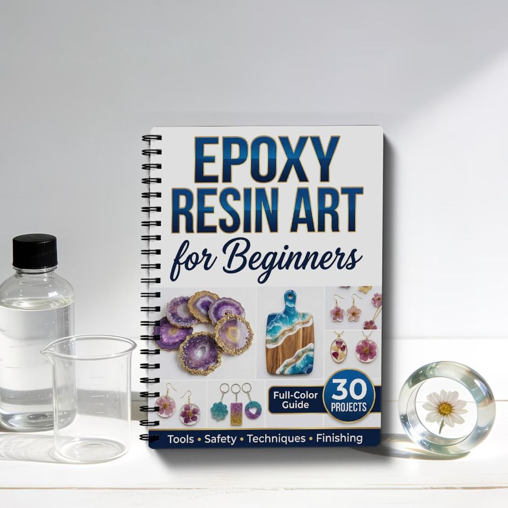 Step-by-Step Epoxy Resin Art H - огляд і ціна Jewelry Making Guide
