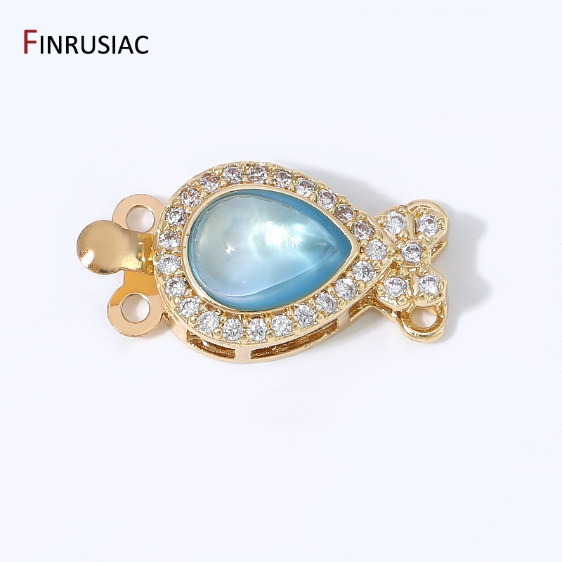 18K Gold Plated Brass Pear Opa - огляд і ціна Jewelry Making Box