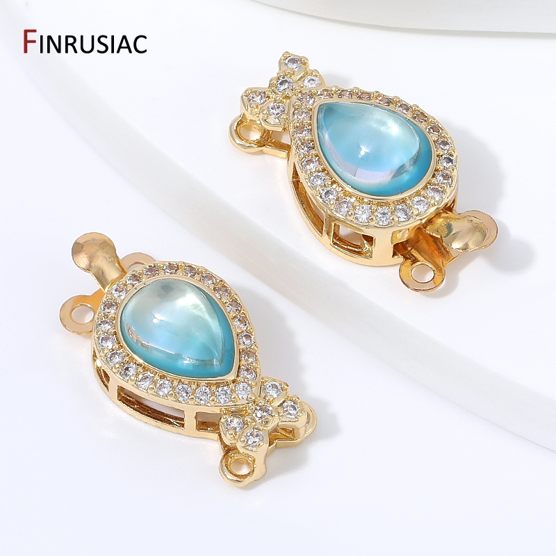 18K Gold Plated Brass Pear Opa - огляд і ціна Jewelry Making Box