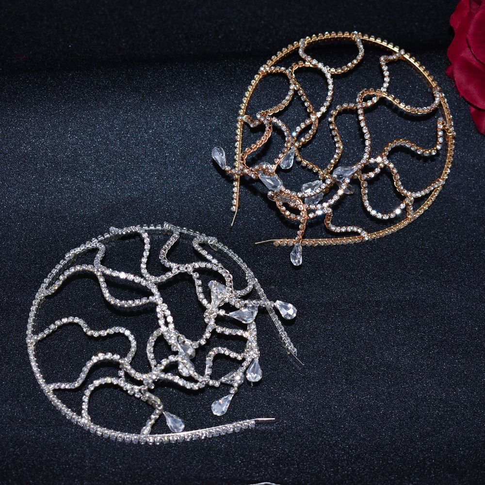 Snake Bend Rhinestone Headband - огляд і ціна Jewelry Making Adults