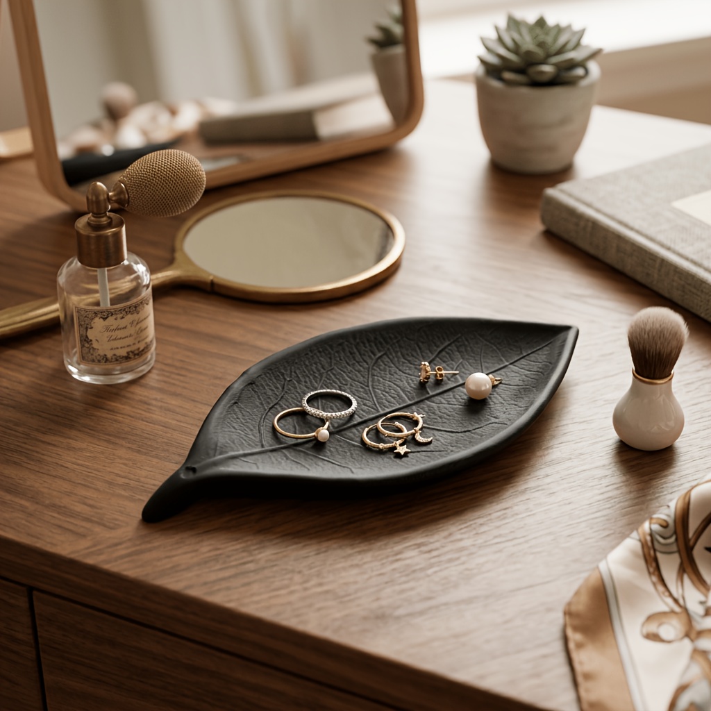Minimalist 3D Leaf Jewelry Dis - огляд і ціна Jewelry Making Desk