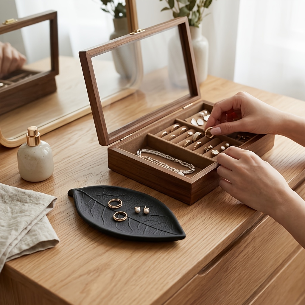 Minimalist 3D Leaf Jewelry Dis - огляд і ціна Jewelry Making Desk