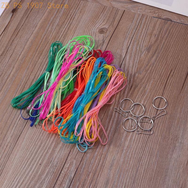 20 Bright Colors Plastic Lacin - огляд і ціна Jewelry Making Classes