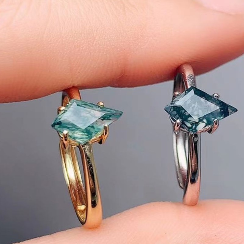 Moss Agate 925 Silver Wedding  - огляд і ціна Jewelry Making University