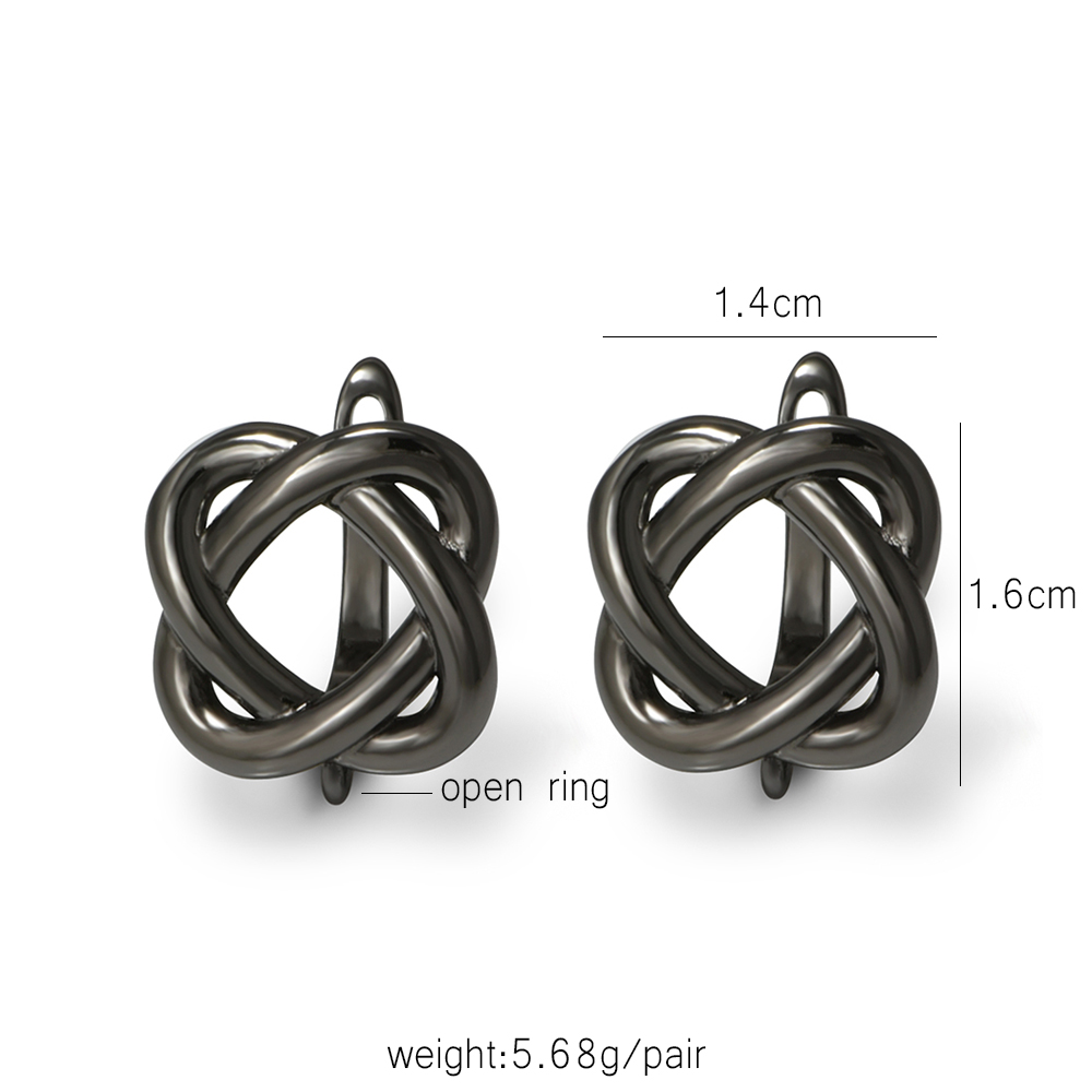 YANASI 1 Pair Gun Black  Brass - огляд і ціна Jewelry Making Kit For Adults