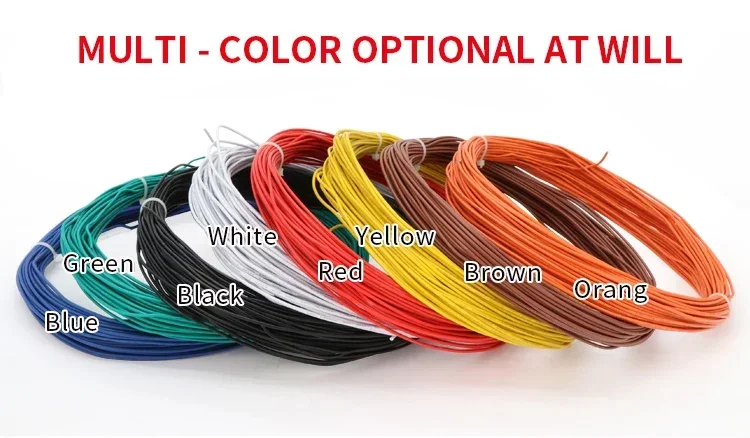 5/10/20M UL1007 Single Core Co - огляд і ціна Wire 22 Gauge Copper