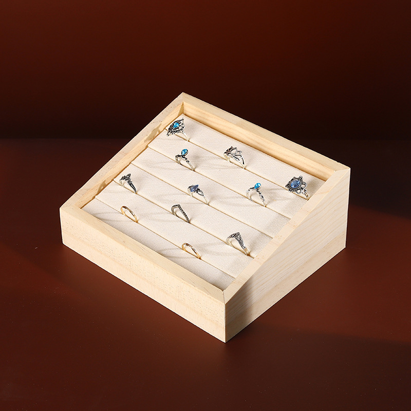 1pc Wood Jewelry Display Tray  - огляд і ціна Jewelry Making Desk