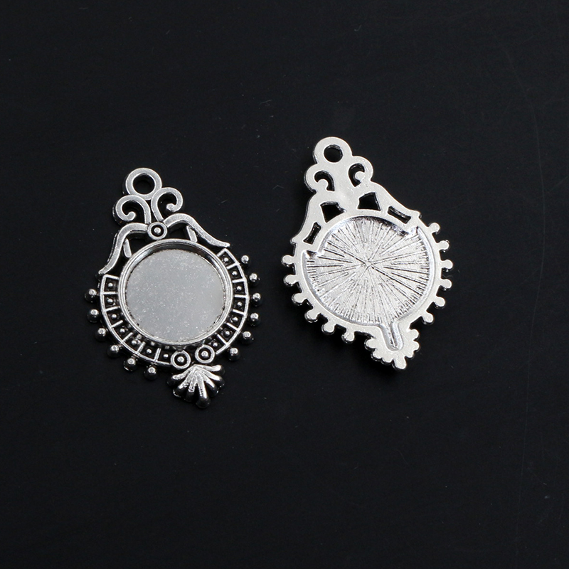 20pcs 10mm Inner Size Vintage  - огляд і ціна Pendant Blank Bezel